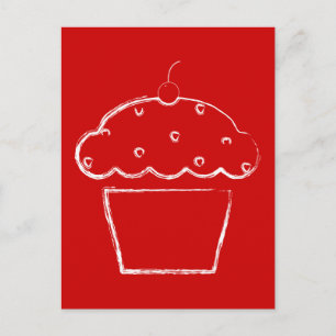 Carte Postale cupcake