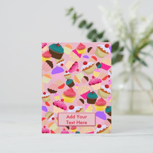 Carte Postale Cupcake (Debout devant)