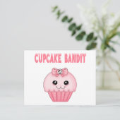 Carte Postale Cupcake Bandit (Debout devant)