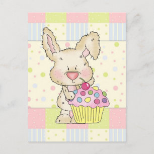 Carte postale Cupcake Bunny