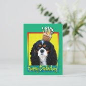 Carte Postale Cupcake d'anniversaire - Cavalier - Tri-Color (Debout devant)