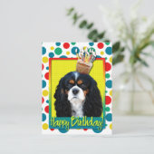 Carte Postale Cupcake d'anniversaire - Cavalier - Tri-Color (Debout devant)
