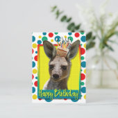 Carte Postale Cupcake d'anniversaire - Kangaroo (Debout devant)