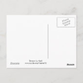 Carte Postale Cupcake d'anniversaire orange (Dos)