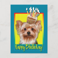 Cupcake d'anniversaire - Yorkshire Terrier