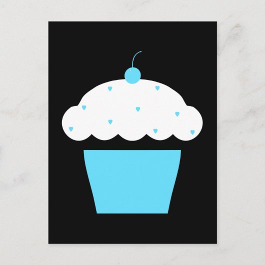 Carte Postale cupcake de cerise (Devant)