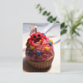 Carte Postale Cupcake de crabe (Debout devant)