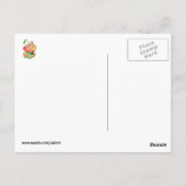 Carte Postale Cupcake doux et mort crâne (Dos)