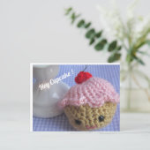 Carte postale cupcake kawaii (Debout devant)
