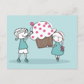 Carte Postale Cupcake Love (Devant)