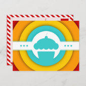 Carte Postale cupcake rétro (Devant / Derrière)