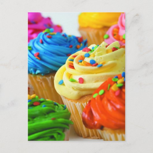 Carte postale Cupcakes (Devant)