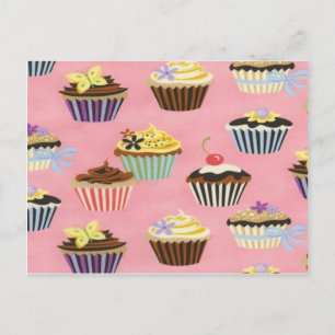 Carte Postale Cupcakes