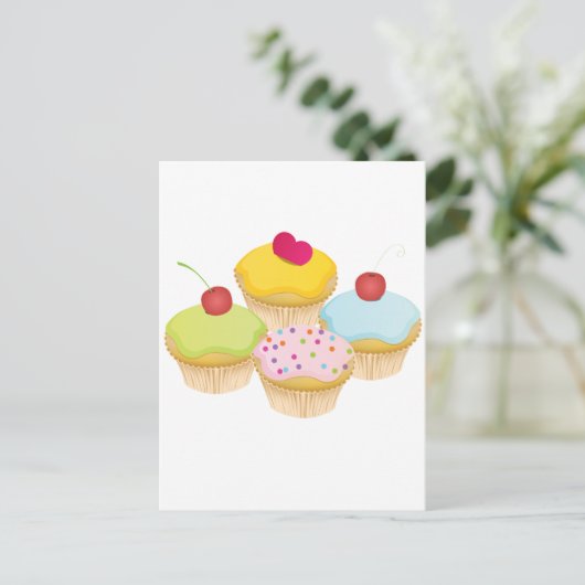 Carte Postale Cupcakes (Debout devant)