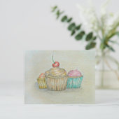 Carte Postale cupcakes (Debout devant)