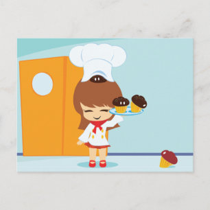 Carte Postale Cupcakes