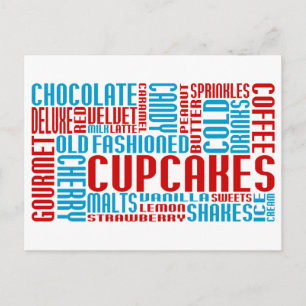 Carte Postale cupcakes chitChat
