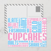 Carte Postale cupcakes chitChat (Devant / Derrière)