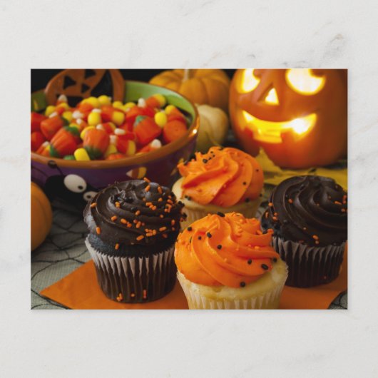 Carte Postale Cupcakes d'Halloween (Devant)