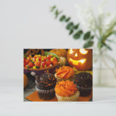 Carte Postale Cupcakes d'Halloween (Debout devant)