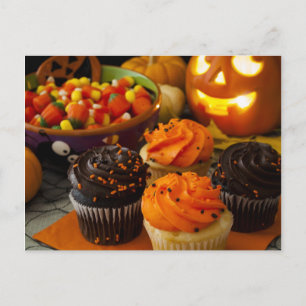 Carte Postale Cupcakes d'Halloween