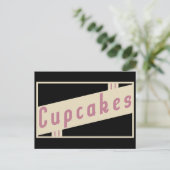 Carte Postale cupcakes rétro (Debout devant)