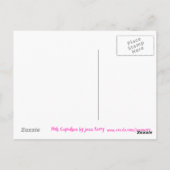 Carte postale Cupcakes rose (Dos)