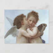 Carte Postale Cupid and Psyche as children - William Bouguereau (Devant)