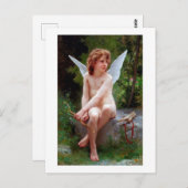 Carte Postale Cupid, Bouguereau (Devant / Derrière)