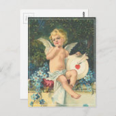Carte Postale Cupid et Mark vintage (Devant / Derrière)