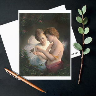 Carte Postale Cupid et Psyche, Louis Prang