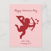 Carte Postale CUPID Happy Valentine's Day (Devant)