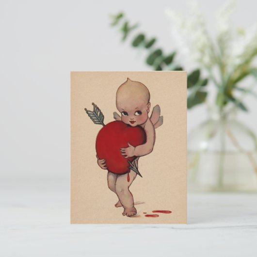 Carte Postale Cupid vintage (Debout devant)