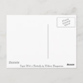 Carte Postale Cupidé avec un papillon de William Bouguereau (Dos)