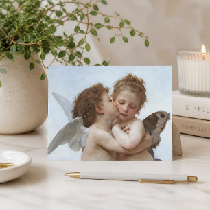 Carte Postale Cupidé et psychique en tant qu'enfant