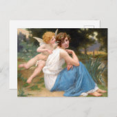 Carte Postale Cupidé et psychique par Guillaum (Devant / Derrière)