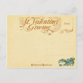 Carte Postale Cupides et Coeurs vintages (Dos)