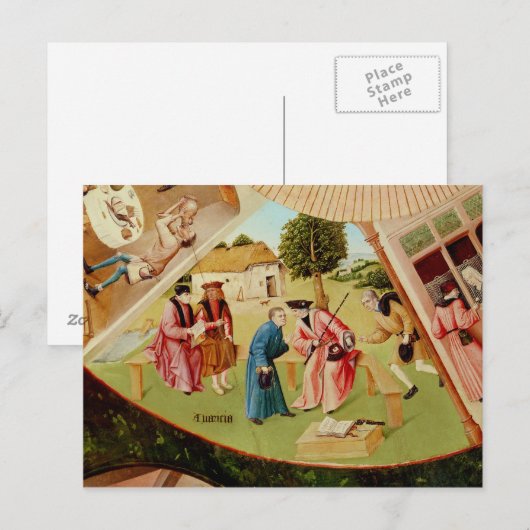 Carte Postale cupidité (Devant / Derrière)