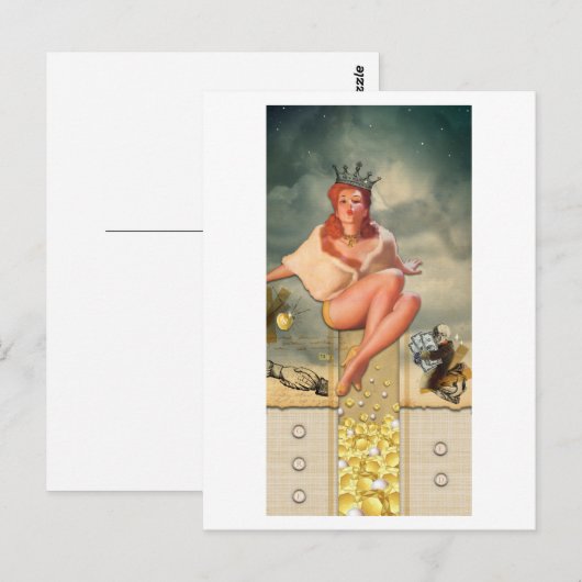 Carte Postale cupidité (Devant / Derrière)