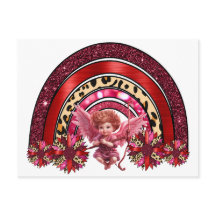 Cupidon arc-en-ciel valentin amour arc amour