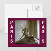 Carte Postale Cupidon + Psyché (Devant / Derrière)