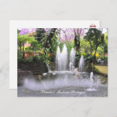 Carte Postale Cupids Fontaines d'eau Funchal, Madère (Portugal) (Devant / Derrière)