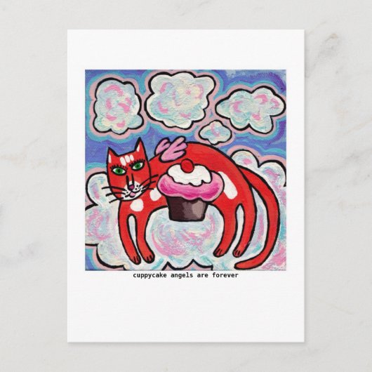 Carte postale Cuppycake Angel (Devant)