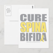 Carte Postale Cure Spina Bifida (Devant / Derrière)