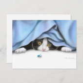 Carte postale Curieux Kitten (Devant / Derrière)