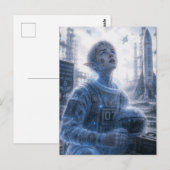 Carte Postale Curiosité / Astronaute / Rampe de lancement dans l (Devant / Derrière)