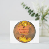 Carte Postale Curiosity Landing (Debout devant)