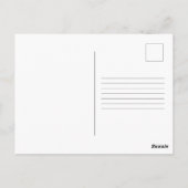 Carte Postale Curious âne dans la scène du désert du sud-ouest (Dos)