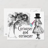 Carte Postale Curiouser (Devant / Derrière)