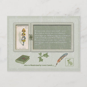 Carte postale Curiouser et Curiouser